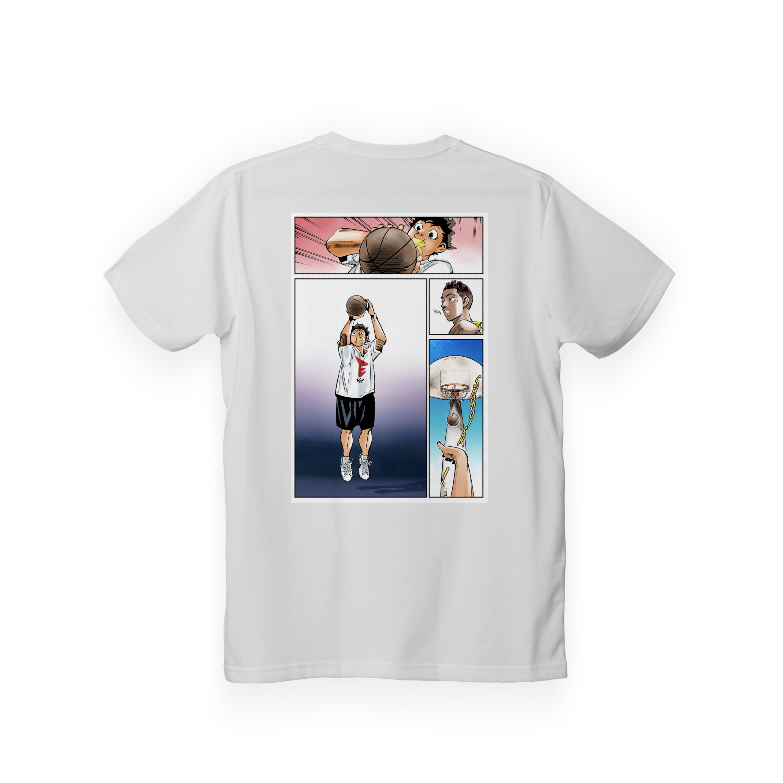 Chapter 2 "Shooter's Touch" Panel T-shirt - White