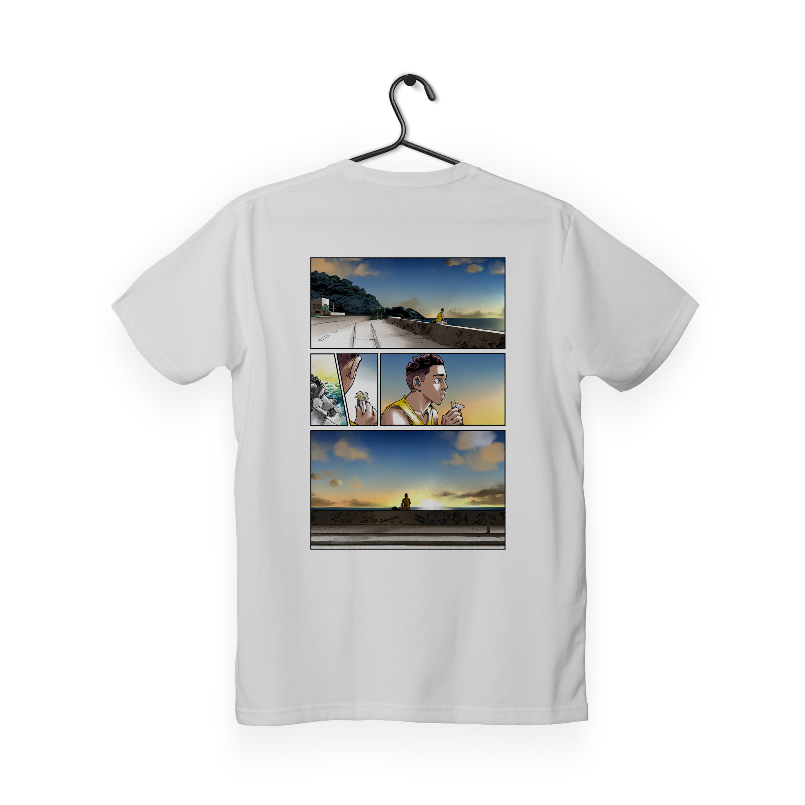 Chapter 3 "Seaside Sunset" T-shirt White